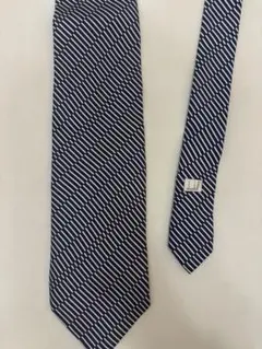 【ダンヒル】dunhill ネイビー ストライプ ネクタイ