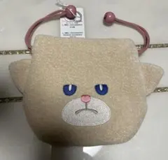 新品・タグ付き】モフモフネコチャン ハート型ポーチ《匿名・翌日発送