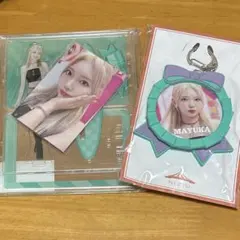 niziu マユカ　アクスタ　アクリルスタンド　缶バッジ　缶バッチ　3周年