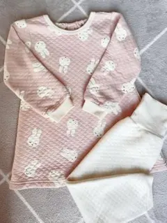 プティマイン　ミッフィー　キルティング　パジャマ　100サイズ