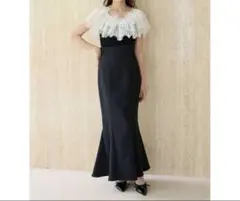 SNIDEL ハイウエストマーメイドスカート ブラック サイズ 0