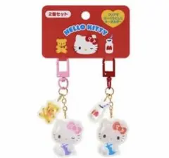 新品　サンリオ お揃いニコにこ　キーホルダー　ハローキティ