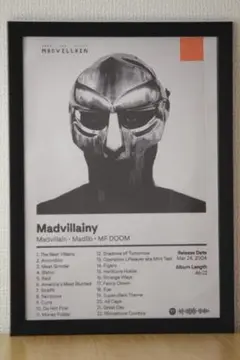 マッドヴィリアン　Madvillain　ポスター　額付き