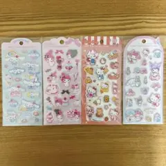 【正規品】サンリオ ジュエルマシュマロステッカー　シール　4点セット