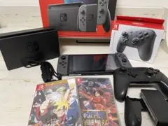 Nintendo Switch 本体 グレープロコン、ソフト2本セット