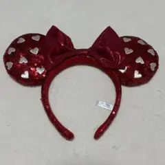 東京ディズニーリゾート 赤いハート型カチューシャ ディズニーカチューシャ