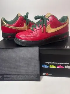 2007年 原宿 1LOVE作成 AF1 エアフォース1 ID 29cm レッド