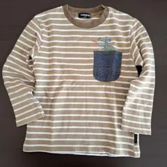 klädkåp ストライプ 長袖Tシャツ 120