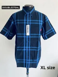 新品/DOUBLESTEAL/ダブルスティール/チェックシャツ/XL sizeのサムネイル