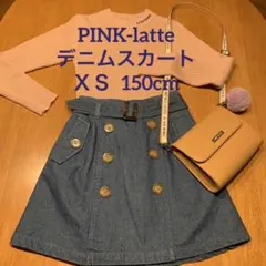 ピンクラテ  デニムスカート（XS 150）のサムネイル