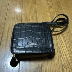 A.P.C. クロコダイル風ショルダーバッグ