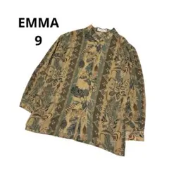 EMMA 長袖シャツ　ヴィンテージ　花柄　透け感　日本製　おしゃれ　9のサムネイル