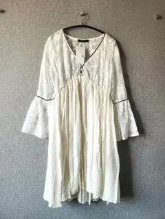 新品 ROSE BUD レースドッキング チュニックブラウス 定価11,000円