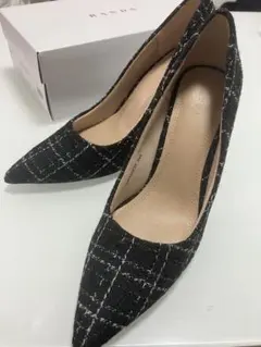 RANDA ツイード　パンプス　ハイヒール　24.5 入学式