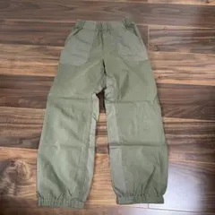 THE NORTH FACE カーキ　難燃素材ジョガーパンツ 130cm
