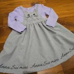 アナスイミニ ANNA SUI MINI ワンピース 110 ニット - メルカリ