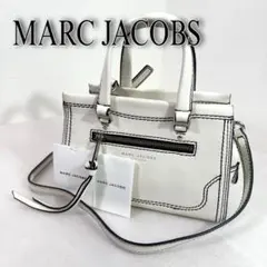 美品　マークジェイコブス ハンドバッグ　ミニ　クルーザー 白　2way レザー