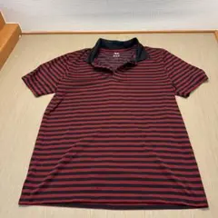 UNIQLO ボーダーポロシャツ DRY-EX Lサイズ42番のサムネイル