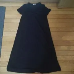 黒 半袖 シャツワンピース Mサイズユニクロ