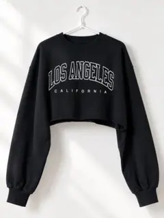 SHEIN トレーナー スウェット クロップド丈 Mサイズ