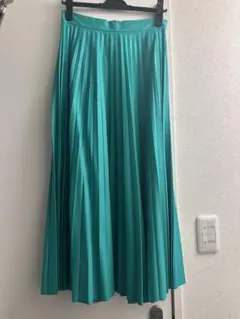 MM6 Maison Margiela ターコイズ プリーツスカートのサムネイル