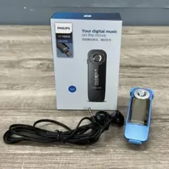 ■3F PHILIPS MP3プレーヤー SA1208 8GB ブルー 小型のサムネイル