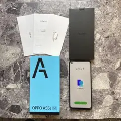OPPO A55s 5G ミントグリーン 本体 - メルカリ
