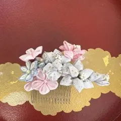 つまみ細工の髪飾り　在庫整理