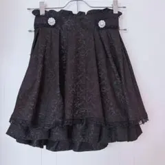 NOEMI 黒 スカート レース柄