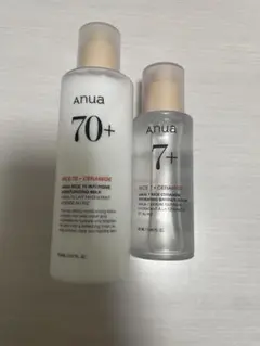 anua 70+ セラミド モイスチャライジングミルク & エッセンス