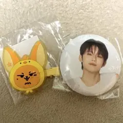 TXT トゥバ ガチャ 缶バッジ ヘアクリップ ヨンジュン ファンチュン セット