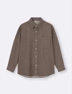 GU デニムオーバーサイズシャツ M