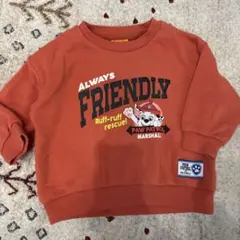 パウパトロール　トレーナー　裏起毛　100cm