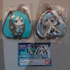 雪ミクあそーと ラバーストラップ 2種セットのサムネイル