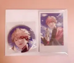 にじさんじ 誕生日グッズ チェキ風カード 缶バッジ セラフ・ダズルガーデン