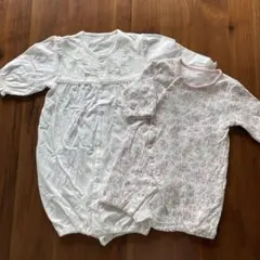 刺繍入りホワイトツーウェイ・ドレスオール