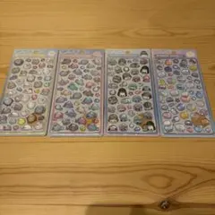 水族館限定 ボンボンドロップシール 4種