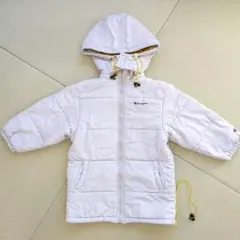 チャンピオン グレー 中綿ロングコート ダウンジャケット 110サイズ