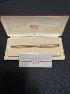 美品　CROSSボールペン 14KT GF （旧筆記体ロゴ）