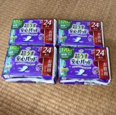 リブドゥコーポレーション リフレ超う す安心パッド 170cc 24枚入✕4袋のサムネイル
