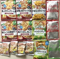 和光堂　グリコ　ベビーフード　離乳食　幼児食　ボーロ　セット売り
