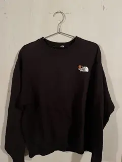 THE NORTH FACE フラワーロゴクルー NT12337 ブラック,M