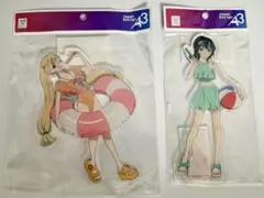 【値下げしました】超かぐや姫 アクリルスタンド かぐや 彩葉 2種セット 水着