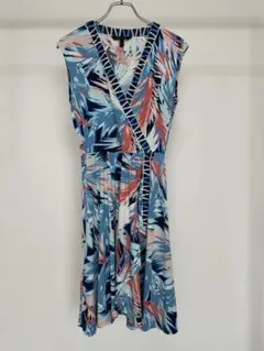 BCBG Max Azria CARMELLEフローラルフェイクラップドレスのサムネイル
