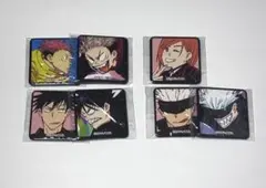 呪術廻戦　虎杖 伏黒 釘崎 五条　スクエア缶バッジ