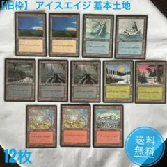 【M:TG】【旧枠】アイスエイジ 基本土地12枚(英語)
