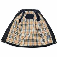BURBERRY バーバリー ノバチャック裏地総柄２ＷＡＹハーフコート美品Ｓ
