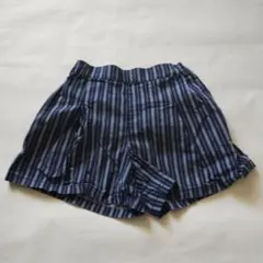 UNIQLO キッズ ストライプ ハーフパンツ 120