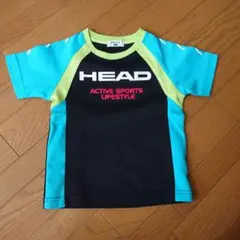 HEAD スポーツTシャツ ブラック ブルーのサムネイル