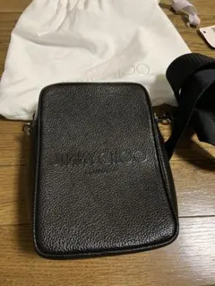 極上美品　JIMMY CHOO キミカメラ LDA ショルダーバッグ 黒のサムネイル